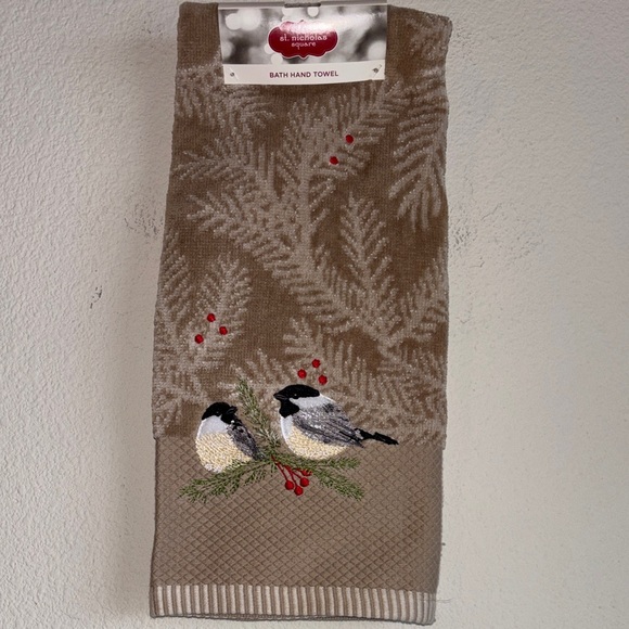 st.nicholas square Other - St.Nicholas Square Chickadee Hand Towel
